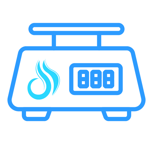 On Balance - Digital vekt blå